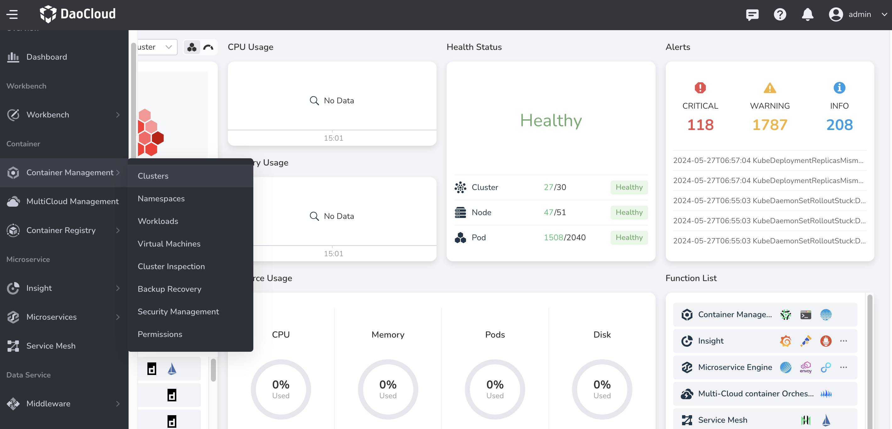 Container Management